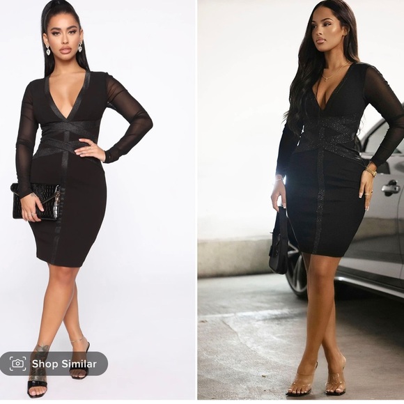 Medium fashion nova dress wore once - Picture 1 of 3
